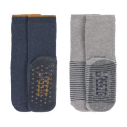 Anti Rutsch Socken blue grey
