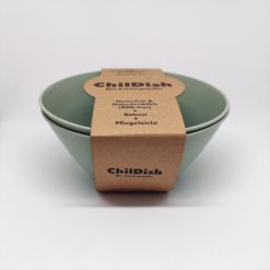 ChilDish Bio Kindergeschirr Schüssel klein aus nachwachsenden Rohstoffen - ohne Chemie - salbei
