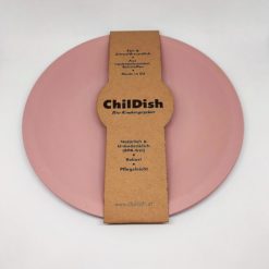 ChilDish Bio Kindergeschirr Teller aus nachwachsenden Rohstoffen - ohne Chemie - Dusky Pink altrosa