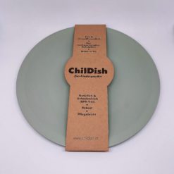 ChilDish Bio Kindergeschirr Teller aus nachwachsenden Rohstoffen - ohne Chemie - Sage Green Salbei