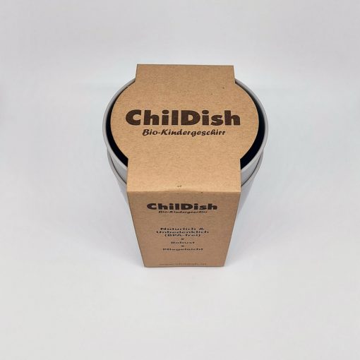 ChilDish Bio Kindergeschirr Becher aus nachwachsenden Rohstoffen - ohne Chemie - Warm Grey Grau