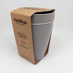 ChilDish Bio Kindergeschirr Becher aus nachwachsenden Rohstoffen - ohne Chemie - Warm Grey Grau